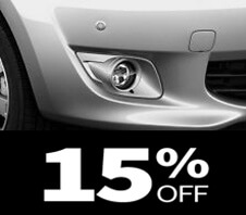 15% off Mirage fog light kit coupon